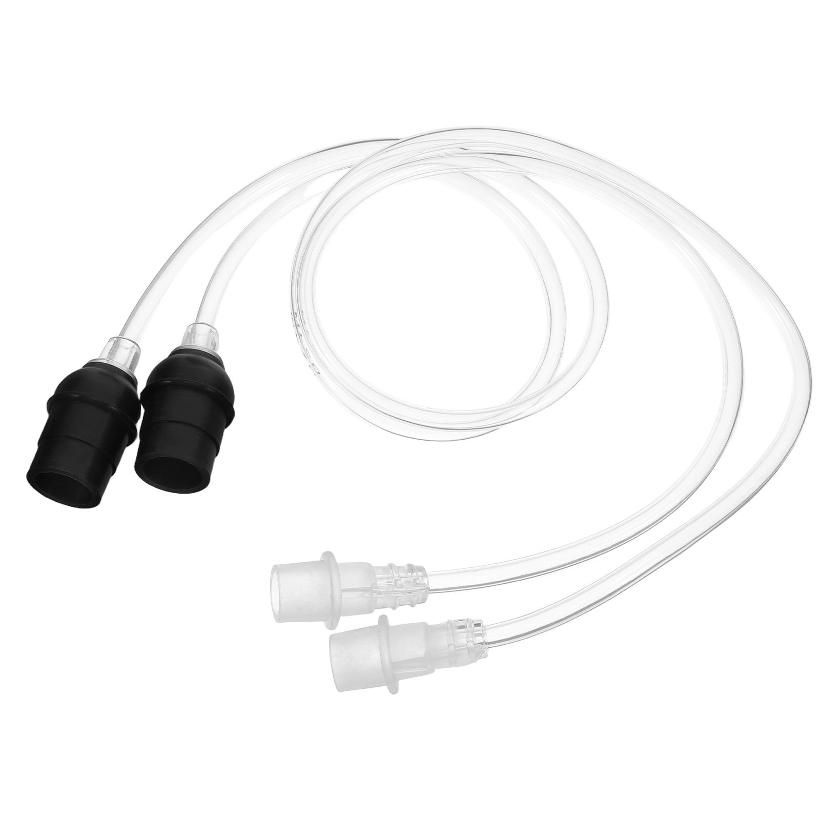 Flexible Hose Braided - 2 szt. Przezroczyste, elastyczne rurki przedłużające