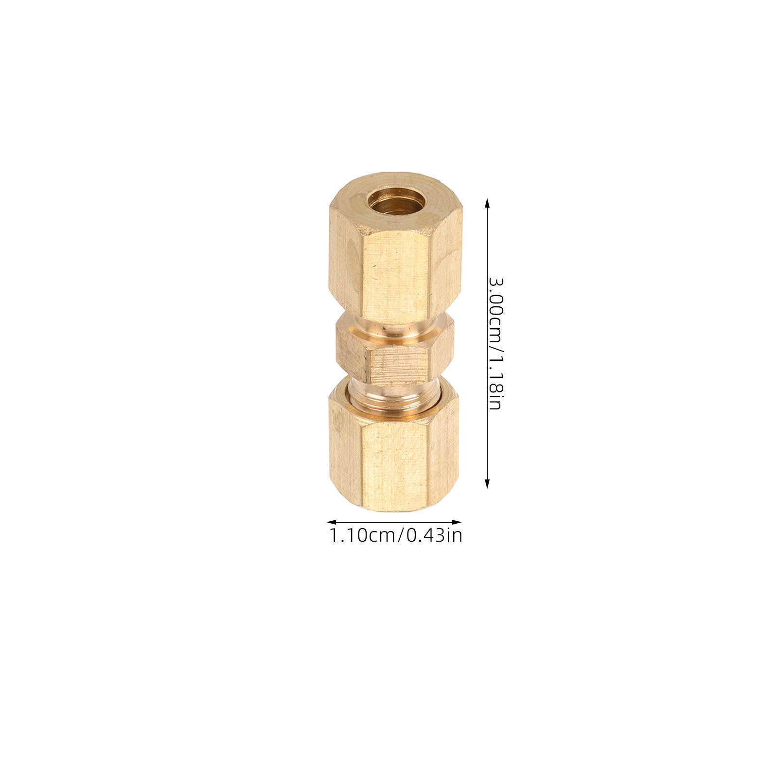 10 sztuk mosiężnych złączek do – Compression Fitting Brass recenzja i cena